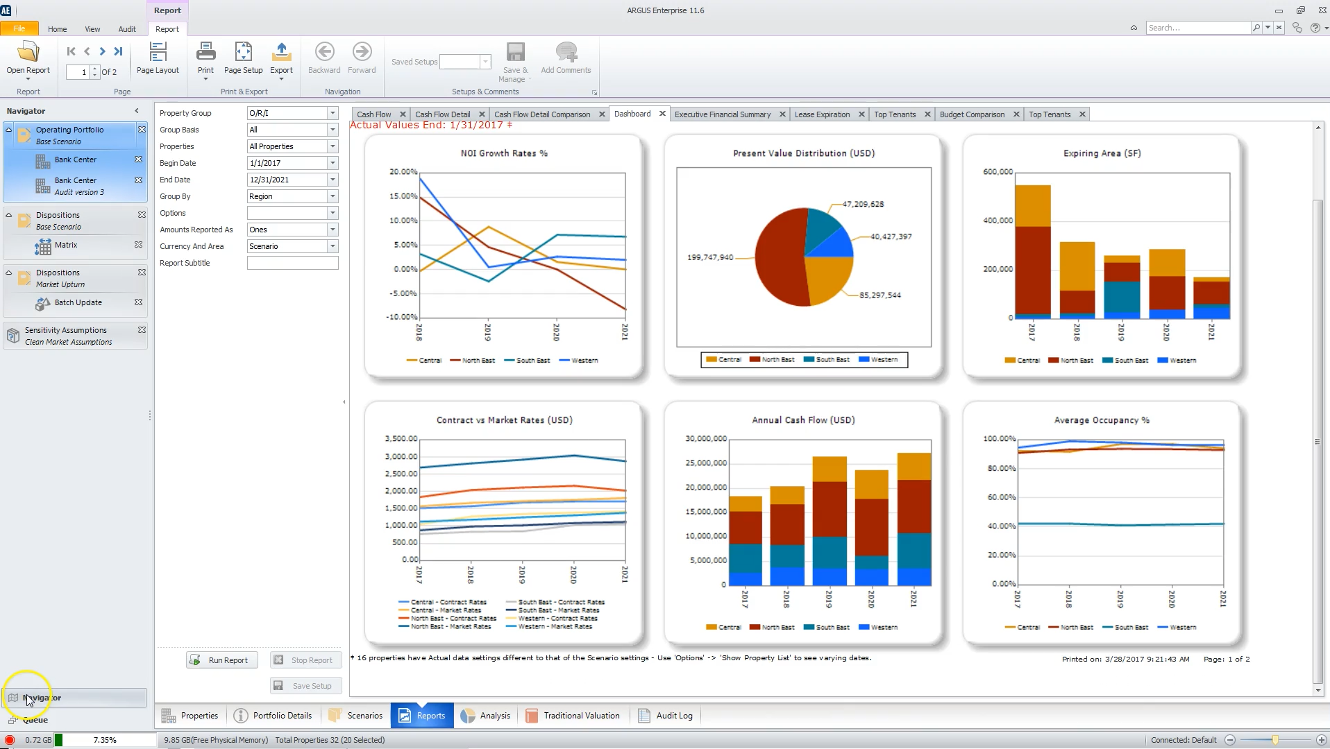 screenshot of ARGUS Enterprise